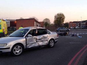 Supporting image for story: Four injured in serious Smethwick crash