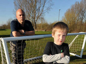 Supporting image for story: Goalposts theft heartbreak