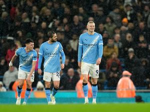 Supporting image for story: Pep Guardiola explains early Erling Haaland substitution amid injury fears