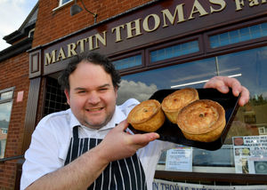 Craig Thomas said all his products were locally sourced and treated with care