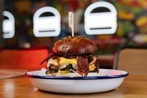 The Pastrami Boy Burger