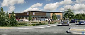 How the new Aldi store next to Battlefield Roundabout could look once finished
