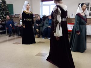 Supporting image for story: Never mind Strictly Come Dancing - a Powys women's group loved medieval dancing when they tried it recently