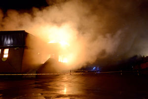 The fire broke out just two days before Christmas