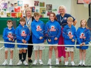 Supporting image for story: Anyone for tennis, children enjoy a special day out