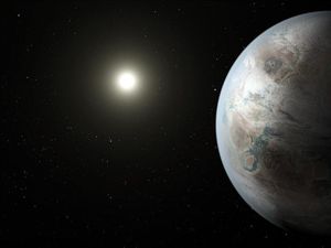 Supporting image for story: Planet 1,400 light years away most likely to support life, say scientists