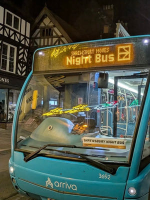 Shrewsbury's Night Bus trial is to conclude.
