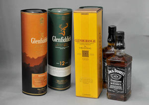 These bottles of whiskey will going under the hammer on Thursday