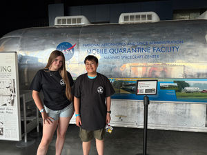 Harry Yeung and Esmae-Hope Morton from Hadley Learning Community.