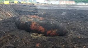 The Second World War bomb weighed 500lb