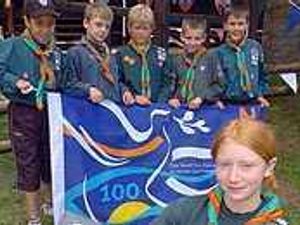 Supporting image for story: Scouts hold centenary party