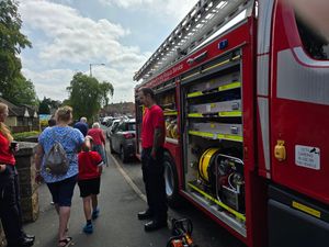 Fire engine at the fete