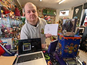 Supporting image for story: 'Please don't use the website' - Warning to customers as Halesowen toy shop owner becomes scam victim
