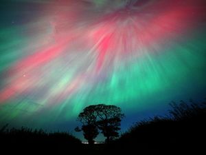 Supporting image for story: In Pictures: Another spectacular display as Northern Lights burn brightly