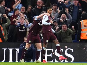 Supporting image for story: Marcus Rashford scores first Premier League goal for Villa in win at Brighton