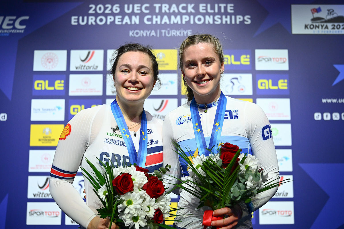 Lichfield cycling star claims second silver at European Track Championships