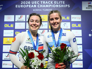 Supporting image for story: Lichfield cycling star claims second silver at European Track Championships