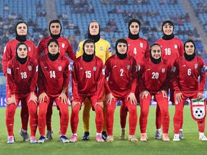 Supporting image for story: Iran women’s football team returns home after some players sought asylum