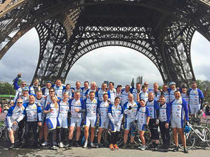 Supporting image for story: Shropshire's Team Benji raises £50,000 with London-to-Paris cycle ride