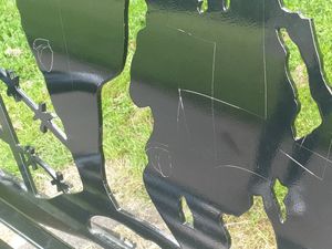 Supporting image for story: Wolverhampton park memorial bench vandalised with swastikas