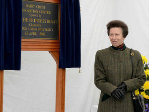 Supporting image for story: Video and Pictures: Princess Anne unveils new centre at Shropshire's Harper Adams University