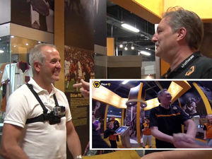 Supporting image for story: It's Bullyvision! Wolves legend Steve straps camera to body to surprise fan