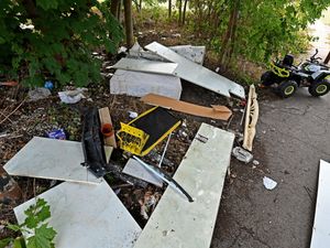 Supporting image for story: 'It's like the land the cleaners forgot!' Residents fume over fly-tipped 'rubbish mountain' in Smethwick
