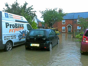 Supporting image for story: Shropshire hit by flooding - VIDEO