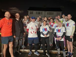 Supporting image for story: Running club members in Sedgley stride out to mark Poppy Appeal
