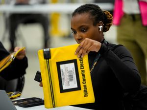 Supporting image for story: Bomb threats across multiple swing states as Donald Trump makes unfounded claims