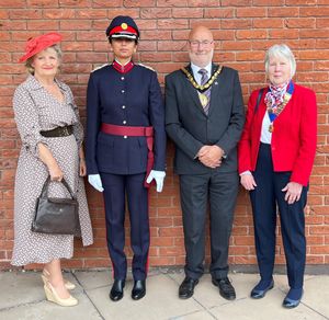 Supporting image for story: Cannock Chase Council hosted a flag raising ceremony to mark VE Day