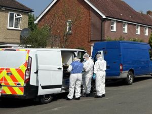 Supporting image for story: Man held after police officer shot with crossbow following reports of stabbing