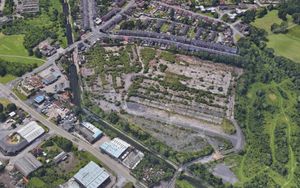 The old Caparo site viewed from the air. Picture: Google