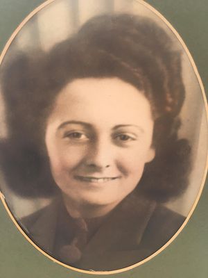 Betty as a younger woman