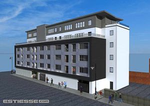 An artist's impression of how the building will look