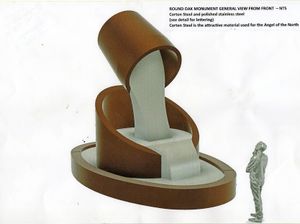 Design of the Round Oak Steelworks monument