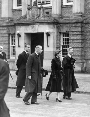 The Queen and Duke of Edinburgh at Shrewsbury School