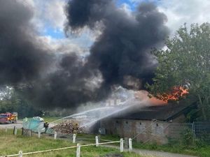 Supporting image for story: Fire rips through former Stafford Rugby Club
