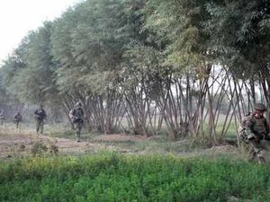 Supporting image for story: Shropshire troops storm Taliban stronghold