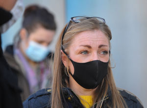 In the queue at Primark Wolverhampton, is Laura Workman, of Low Hill