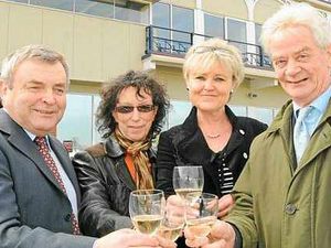 Supporting image for story: Champagne day for Ludlow course clerk Bob Davies
