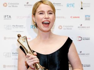 Supporting image for story: It’s an honour to come home, says emotional Jessie Buckley as she picks up award