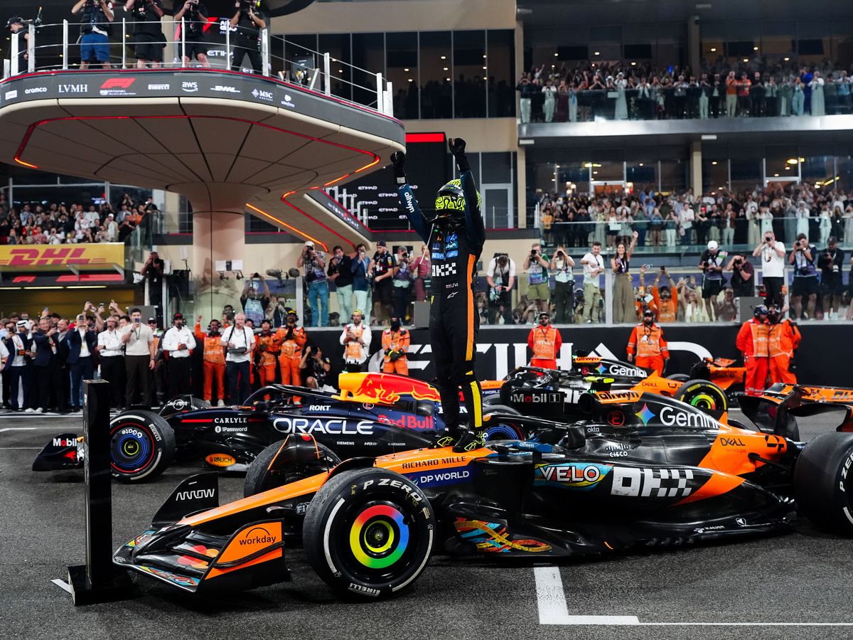 Lando Norris wins F1 world title after third-place finish in Abu Dhabi