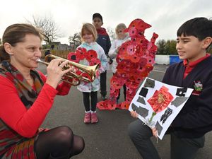 Supporting image for story: 'It's important that it is never forgotten' - Shrewsbury schools unite for special Remembrance event