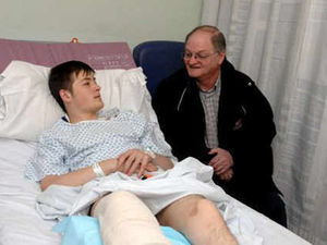Supporting image for story: Teenager in hospital after bus stop crash