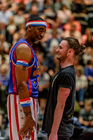 The Harlem Globetrotters in Birmingham. Credit: Chris Bowley