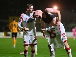 Supporting image for story: Mat Sadler hails Walsall hat-trick hero Freddie Draper after thriller at Newport County