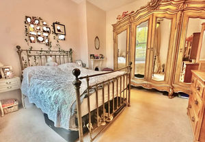One of the bedrooms - look at that wardrobe! 