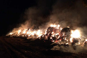 The fire at Ellerdine Heath. Photo: @SFRS_Control