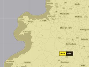 The yellow weather warning for wind will come into effect at 8 pm on Sunday, September 14, and remain in place until 6 pm on Monday, September 15. Photo: Met Office